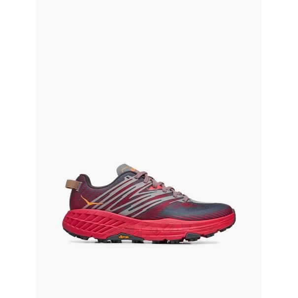 Hoka Speedgoat 4 Women's Running Shoes - CASTLEROCK / PARADISE PINK original asli