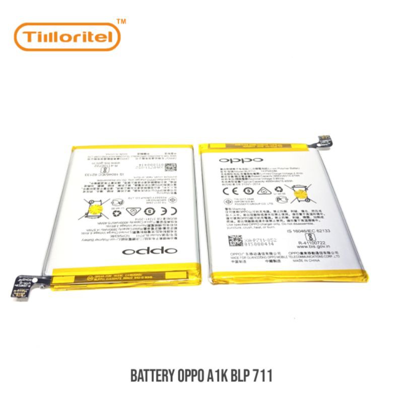 BATTERY OPPO A1K BLP 711