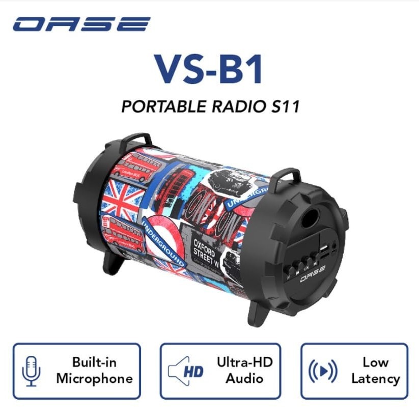 OASE S11 Bluetooth Speaker Model VS-B1 Portable Radio VS B1 Recharger