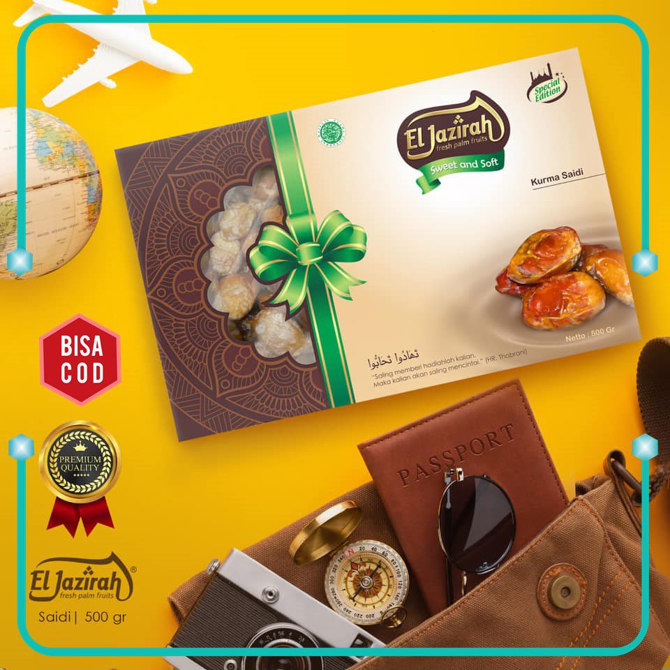 

Kurma Saidi Libya Premium Eljazirah Korma Shoidi Super 500 Gram