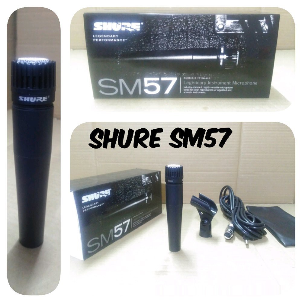 MIC KABEL SHURE SM57 LEGENDARY PEFORMANCE MICROPHONE