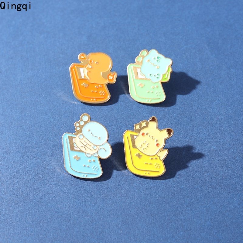Bros Pin Enamel Desain Kartun Anime Pikachu Untuk Hadiah
