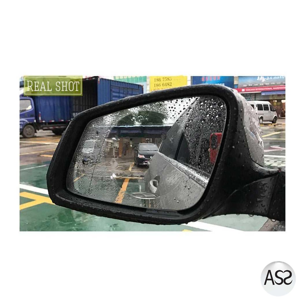 ASS Shop - NewBee Sticker Oval Kaca Spion Rainproof Waterproof 2 PCS - TY353194