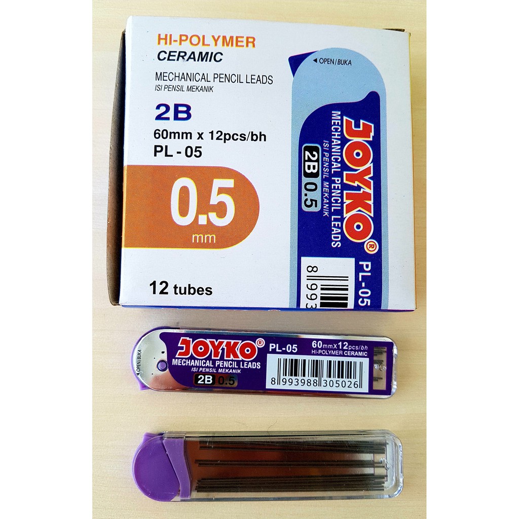 

Isi Pensil Mekanik Joyko 0,5mm / 2mm