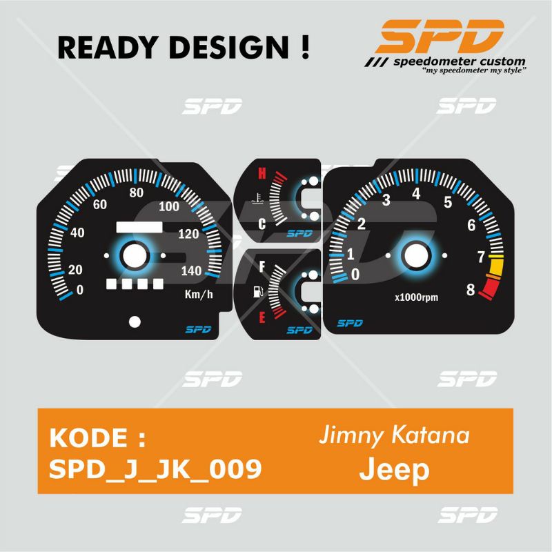 PANEL SPEEDOMETER CUSTOM SUZUKI JIMNY KATANA - SPD SPEEDOMETER JAKARTA