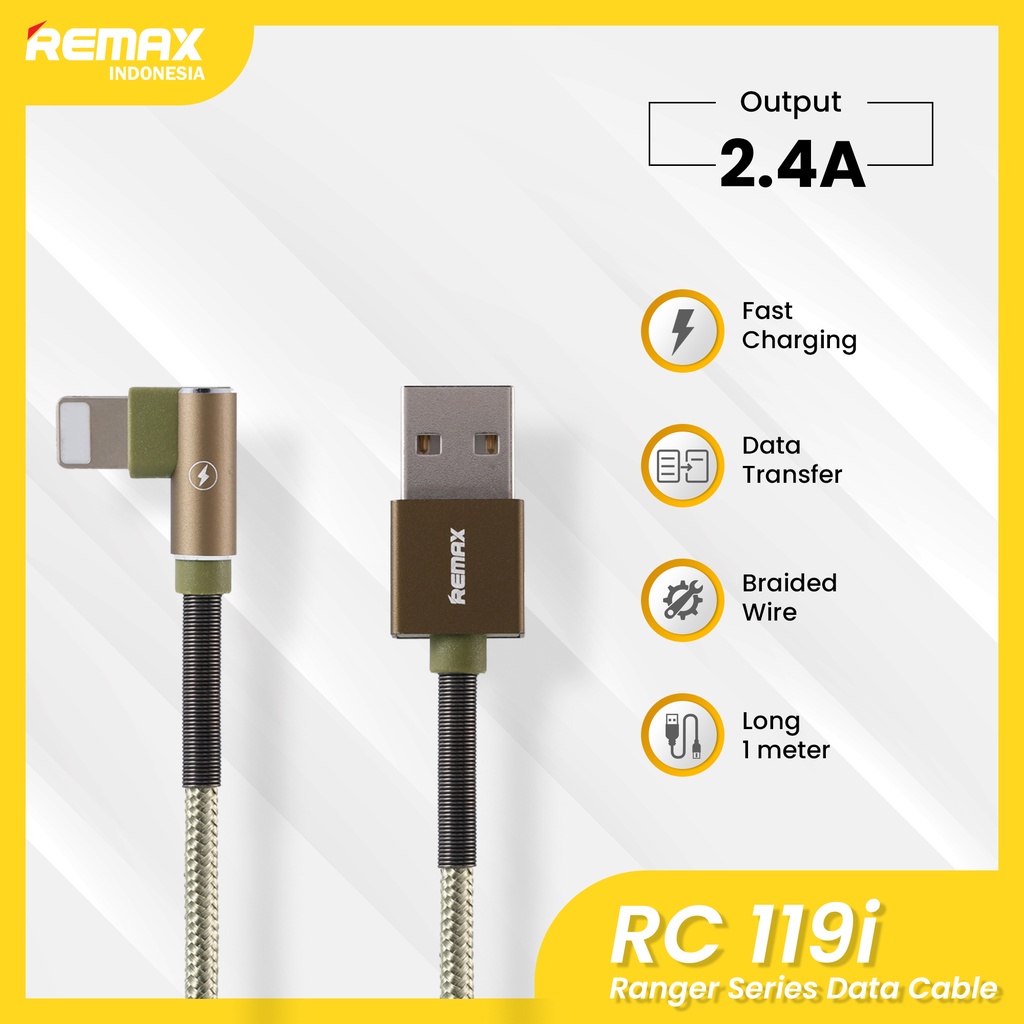 KABEL IPHONE REMAX RC-116I RANGER