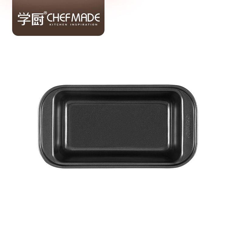 chefmade basic small loaf pan wk116259 Black / loyang roti kecil