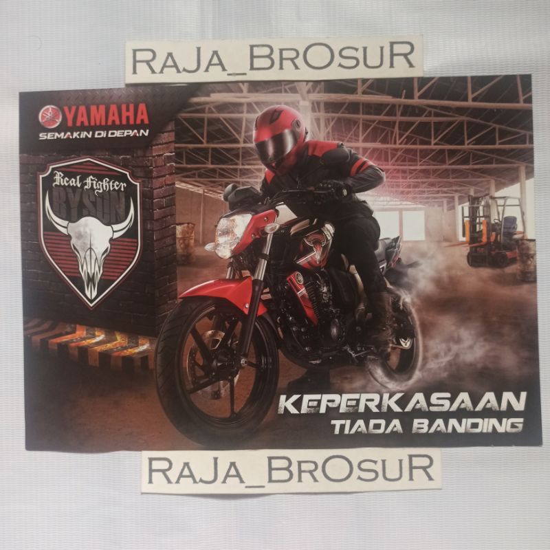 Poster brosur katalog flyer Yamaha Byson Karburator karbu 2014