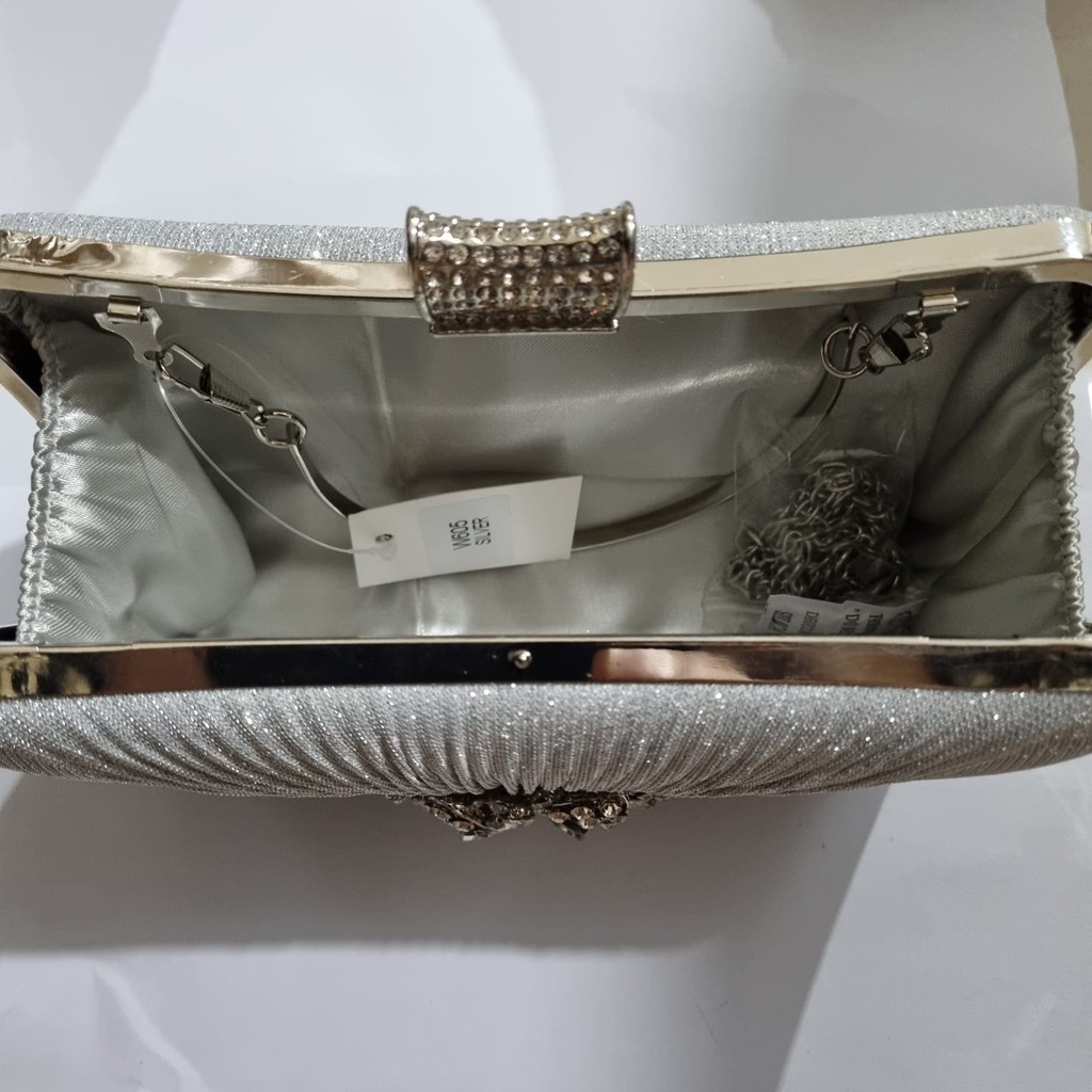 Free Box Tas Pesta Wanita CR7637 Tas Jakarta Clutch Wanita Import Bisa Selempang Tas Elega