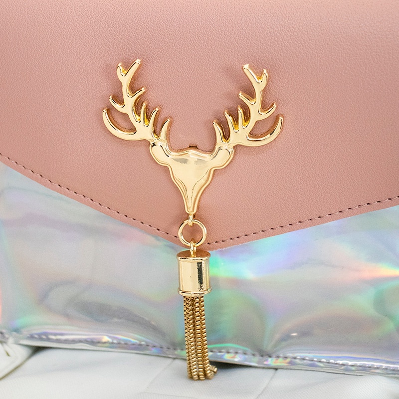 Tas Bahu Wanita Selempang Kepala Rusa Dengan rumbai Cantik Unik Woman Fashion Bag Deer A7