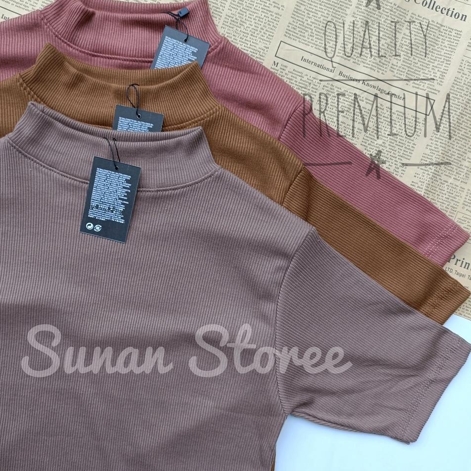 『TERBARU』 TURTLENECK lengan pendek / Turtleneck pendek Wanita ?