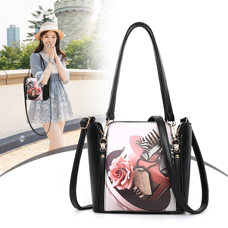 PROMO TERMURAH!!!   JX 230 HIGH QUALITY TOTEBAG GAMBAR - TAS WANITA - TAS FASHION IMPORT MURAH