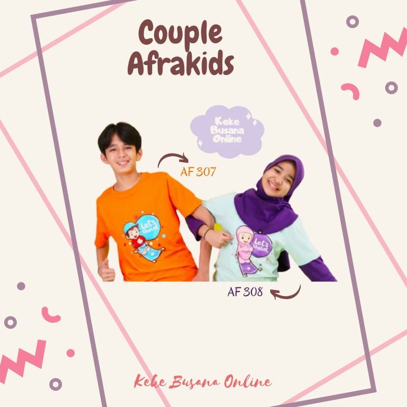 Couple Kaos Afrakids ~ AF 307 &amp; AF 308 ~