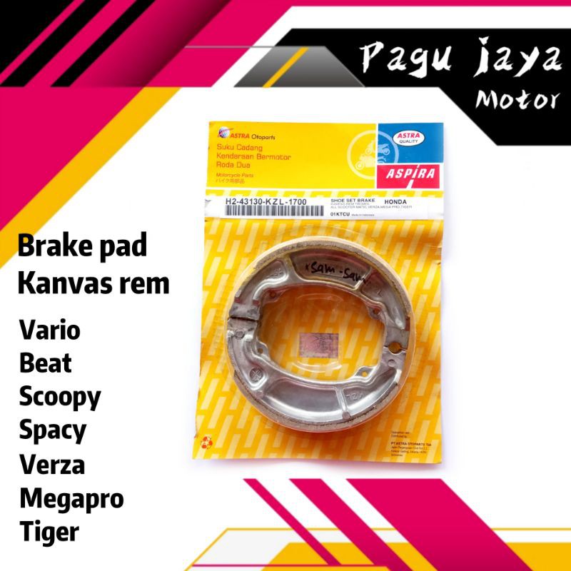 Kampas kanvas rem belakang honda beat vario scoopy spacy verza aspira