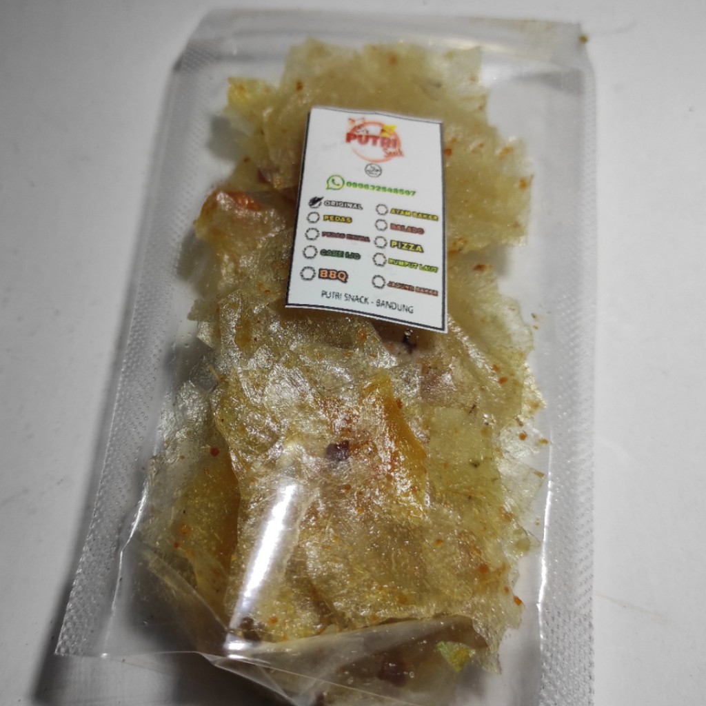 Keripik Kaca / Keripik Beling Kemasan Standing Pouch 30gr