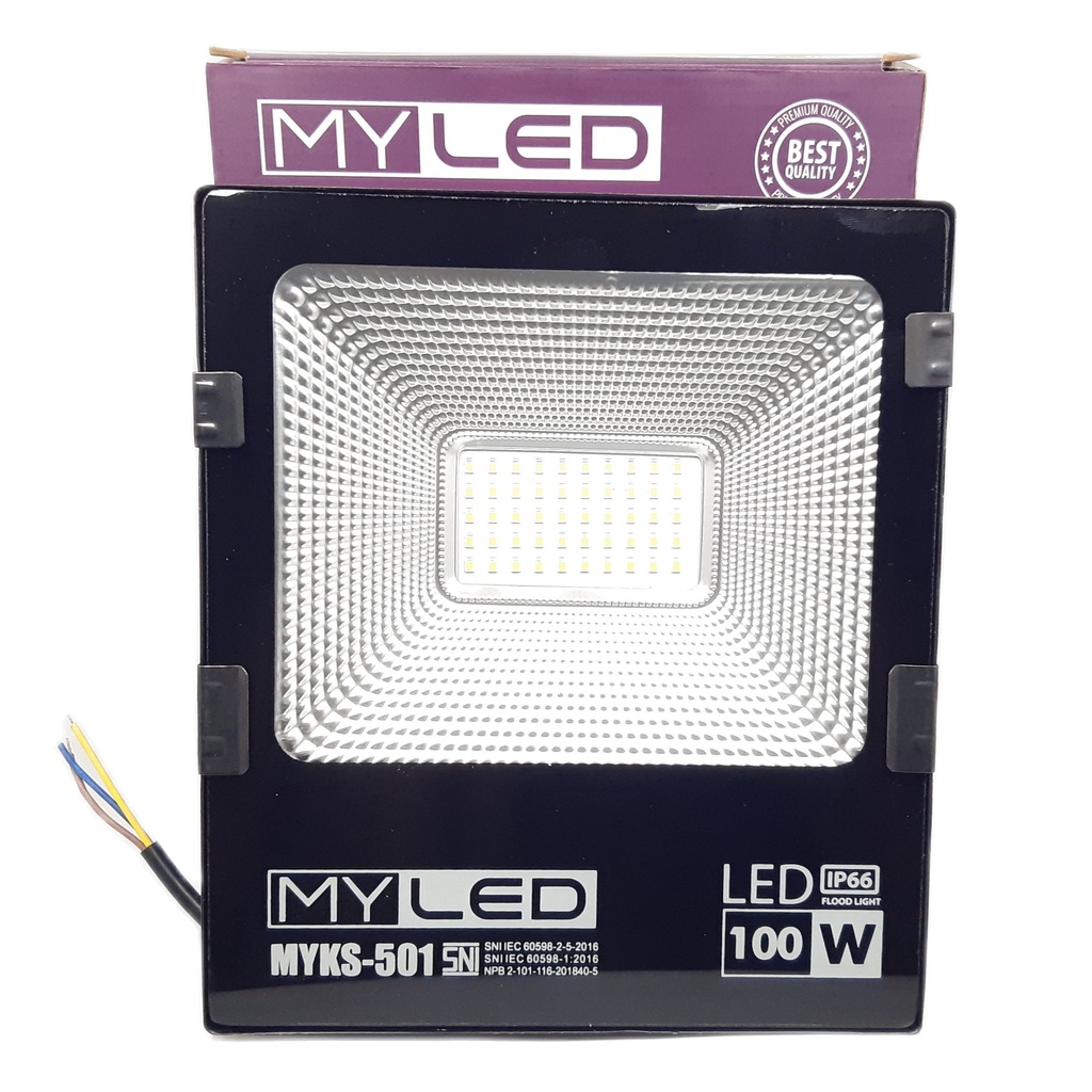 MYLED Lampu LED Sorot / Lampu Tembak Flood Light 100 Watt