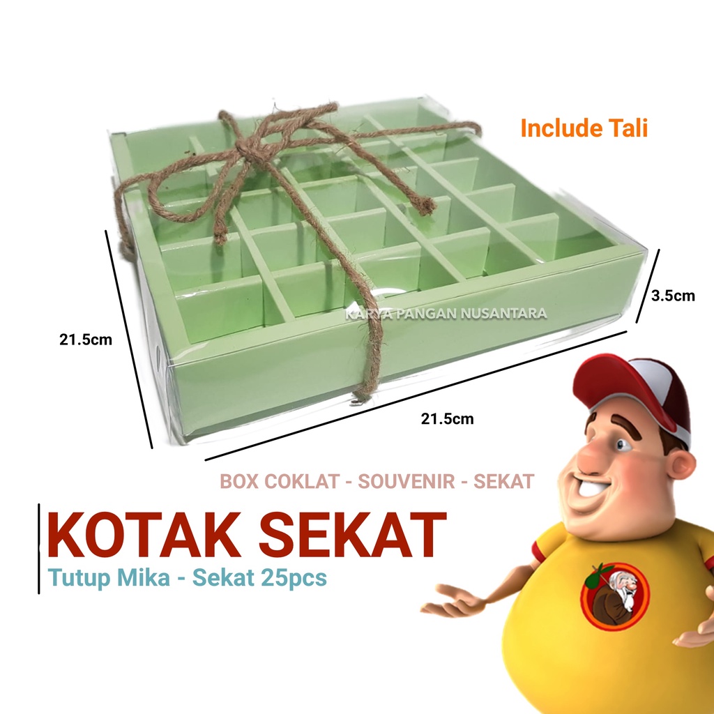 

KOTAK COKLAT BOX SOUVENIR KOTAK SEKAT 25 KOTAK HAMPERS GIFT BOX HIJAU