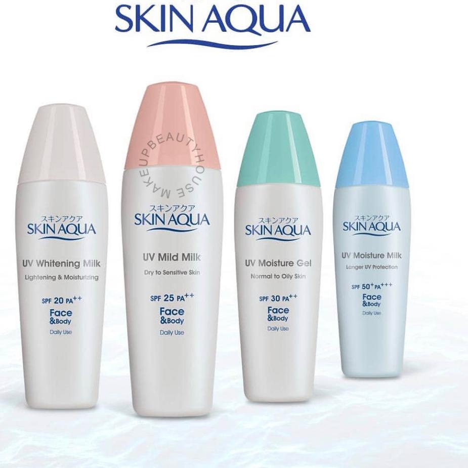 5.5 Brand/[COD]/5.5 Flash Sale/「Mall✔️」/Discount Today SKIN AQUA Sunscreen Series 40gr (Moisture Mil