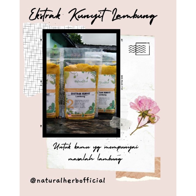 

ekstrak kunyit lambung minuman kesehatan