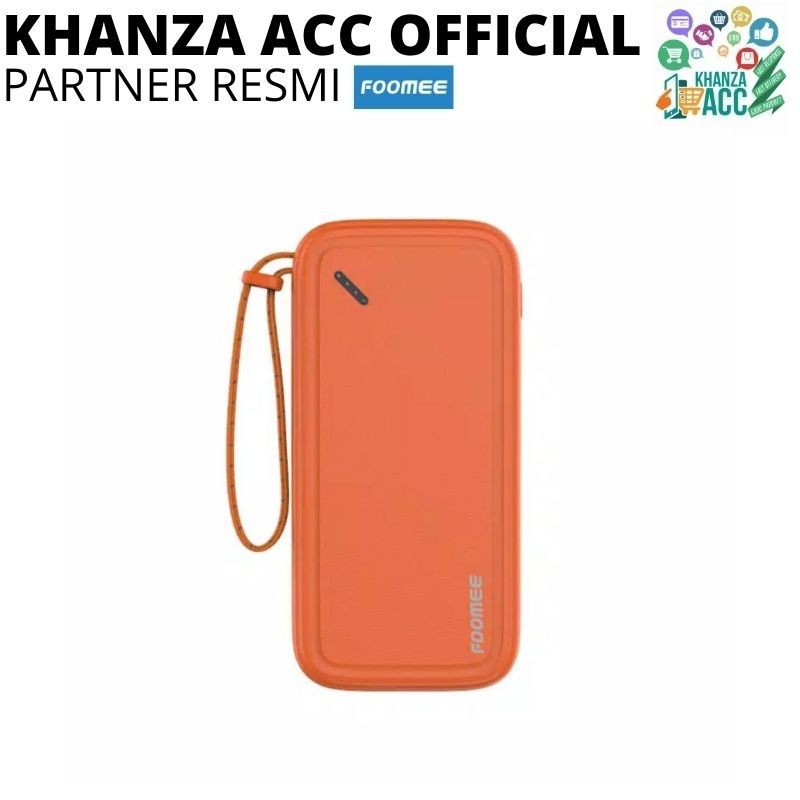 KHANZAACC Foomee PowerBank AU10 10000mAh Dual USB Output dan Input