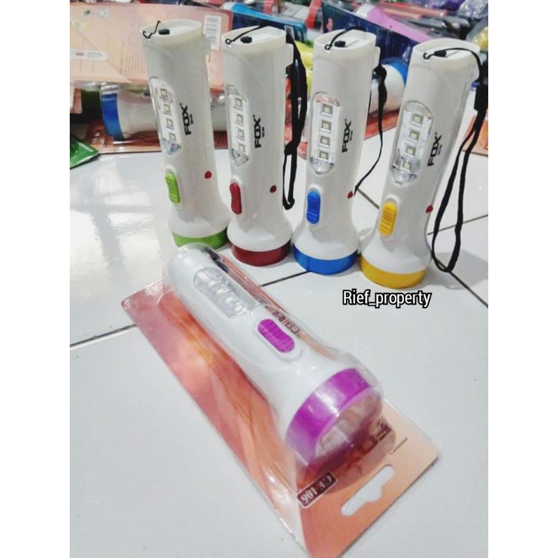 Senter mini FOX 106 plus LED emergency