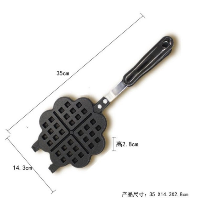 Cetakan waffle kompor