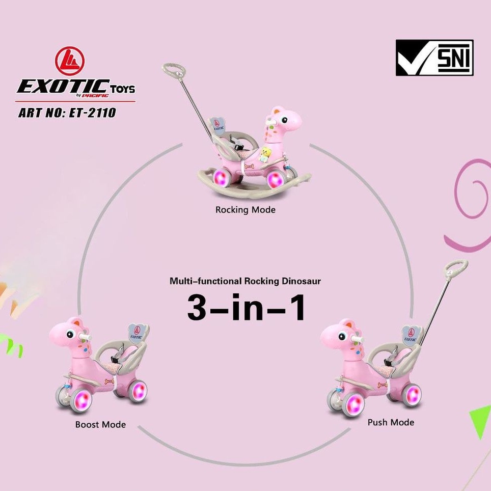 RIDE ON TOLO CAR EXOTIC DINO 2110