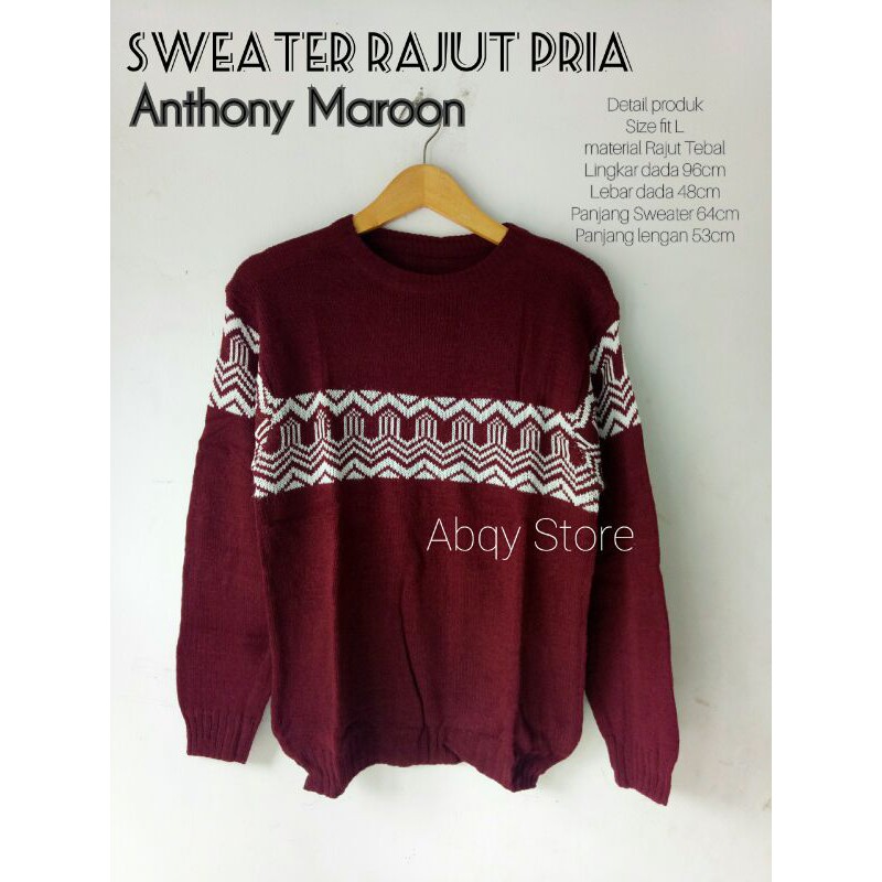 Sweater Rajut Pria / Sweater Pria / Baju Pria / Baju Rajut