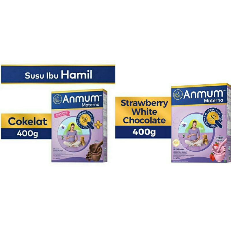 

PROMOSI ANMUM MATERNA 400gr COKELAT/STRAWBERRY SUSU IBU HAMIL NUTRISI BAYI SEHAT DISKON MURAH