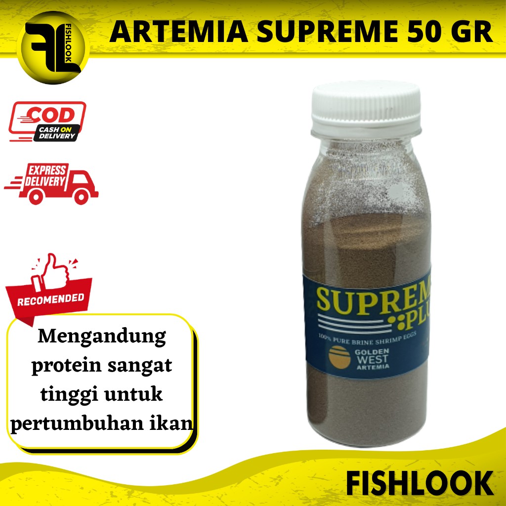 Artemia Supreme 50 Gr Supreme Plus Golden West