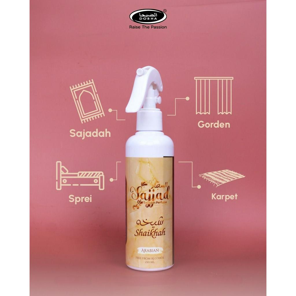 Dobha Parfum Sajadah Karpet Gorden Sofa Sprei Anti Bakteri Spray 250ml Aroma SHAIKHAH