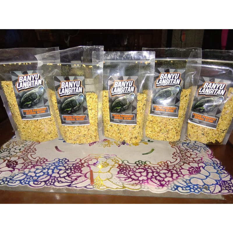 banyu langitan perkutut pakan perkutut banyu langitan 5 pcs