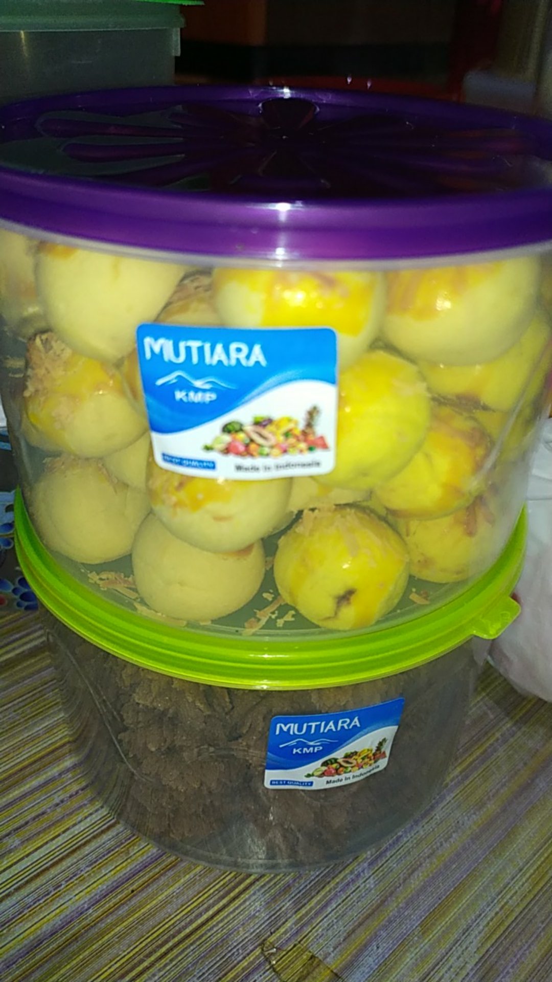 Toples Kue,seal Ware ,toples Plastik Kmp Mutiara 1 Lt/ Bpl008