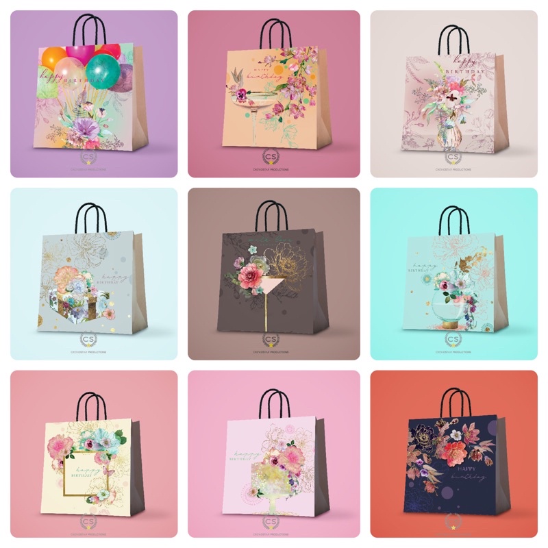 

paperbag birthday goodie bag hampers souvenir ulang tahun