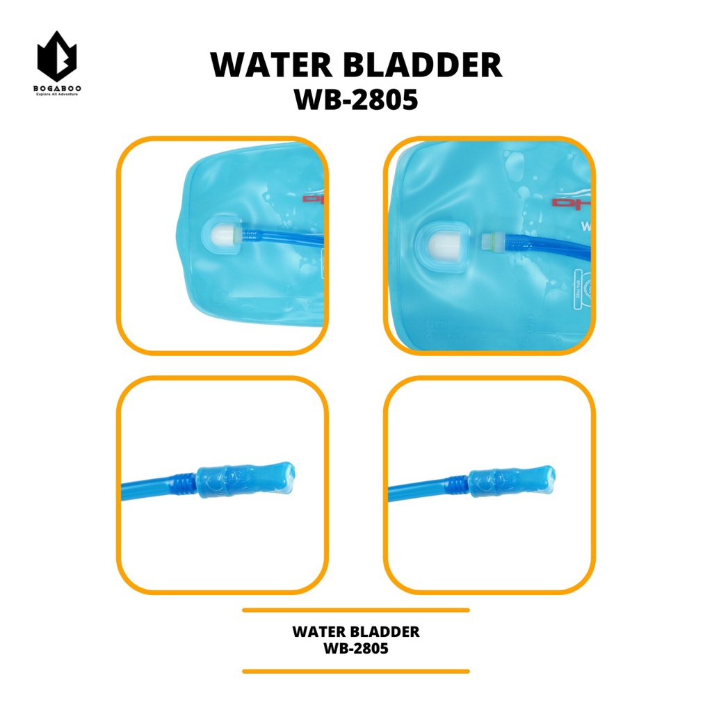 BISACOD - Dh waterbladder 2805 dhaulagiri - waterblader - water blader - waterblader dhaulagiri - kantong air minum 2 L - TEMPAY MIUM SEPEDA - BISA BAYAR DITEMPAT