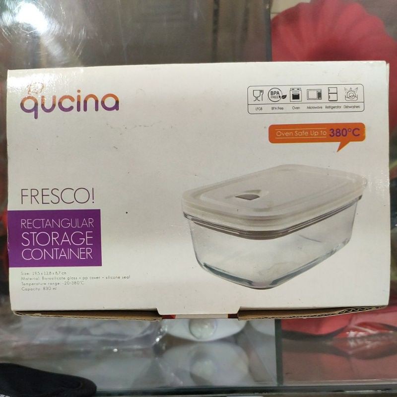 Qucina Fresco Rectangular Storage Container
