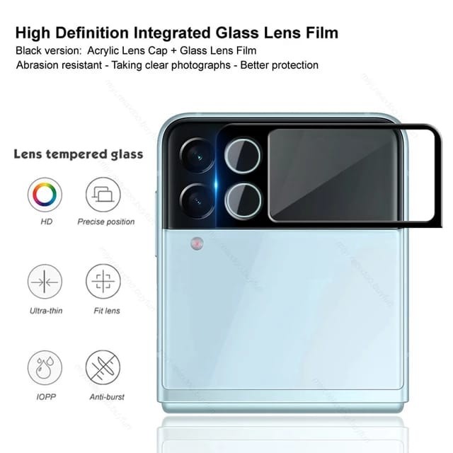 SAMSUNG GALAXY Z FLIP 4 5G FLIP 3 TEMPERED GLASS COVER SCREEN CAMERA