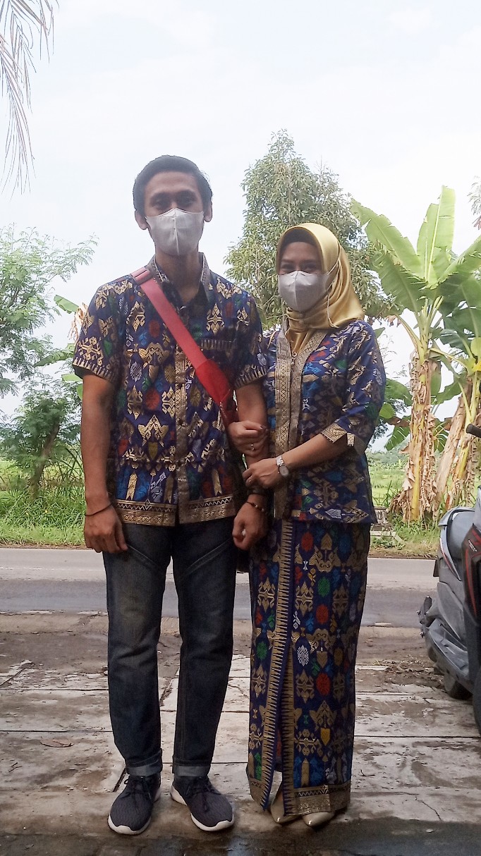 Qnunbatik Batik Family/keluarga Rok N Blus Santika Panjang