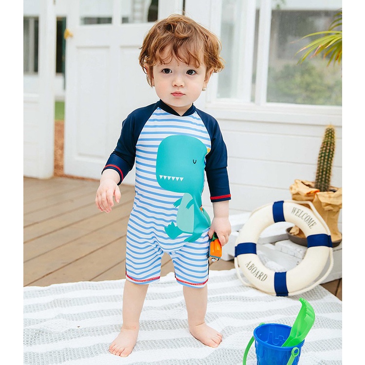 Baju Renang Anak Bayi Swimsuit Dino Hiu