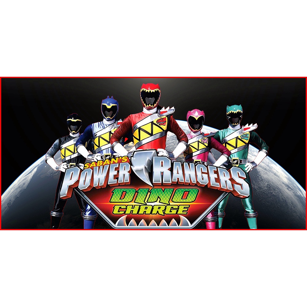 DVD Power Rangers Dino Charge dan Power Rangers Dino Super Charge