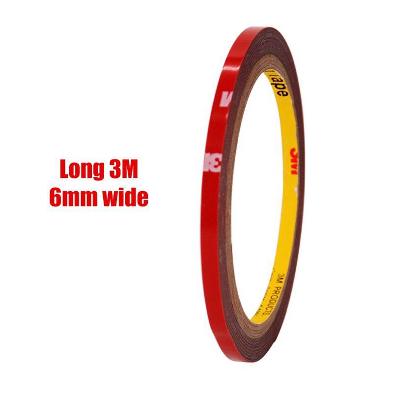 1Pcs 3M 6Mm Doubletape Dobletape Dobeltape Dobel Tape Selotip Perekat