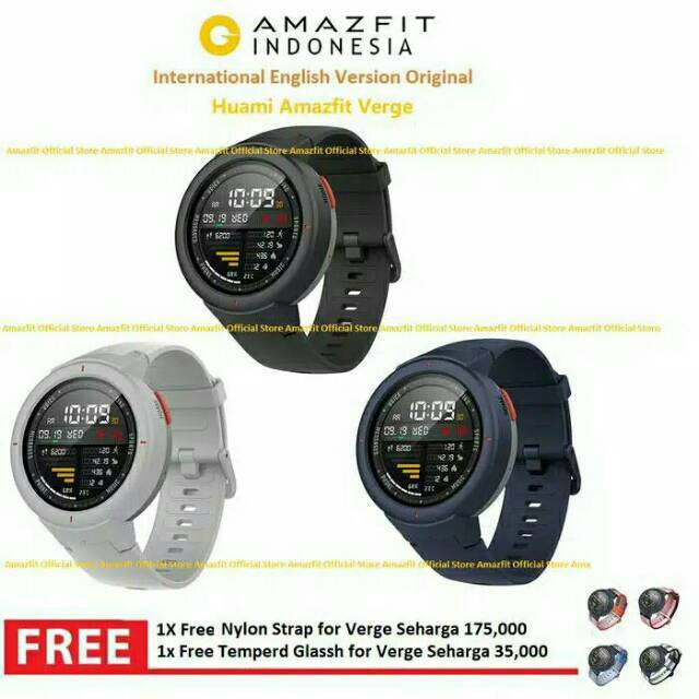 Jam tangan pria Xiaomi Huami Amazfit/call/GPS/Garansi Resmi
