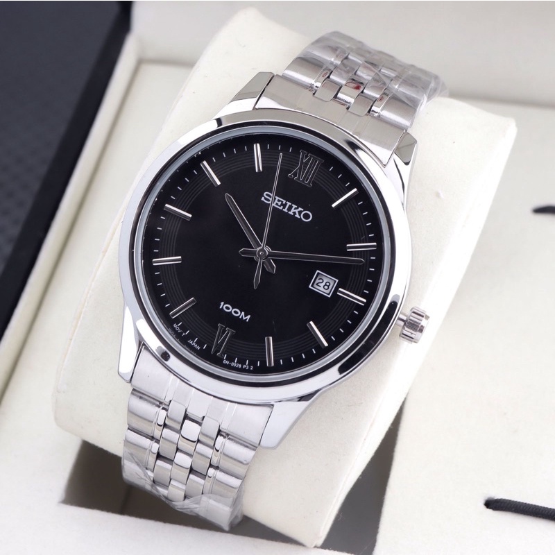 jam tangan seiko pria rante tanggal