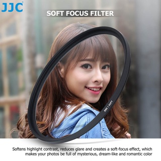 JJC Soft Focus Filter Lensa Kamera Dreamy Hazy Portrait Filter 37 40.5 49 52 55 58 62 67 72 77 82mm untuk Sony Canon Nikon Fujifilm DSLR Aksesoris Kamera