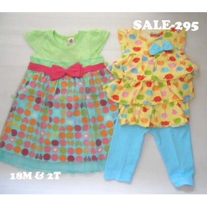 SALE 2pcs Dress Anak (sale-295)