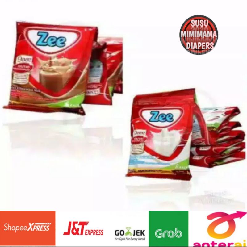 

Zee Sachet Vanila/Coklat 40gr (1renceng = 10pcs)