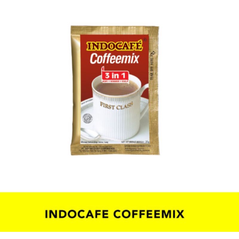 

PCS - INDOCAFE COFFEEMIX 3IN1 FIRST CLASS