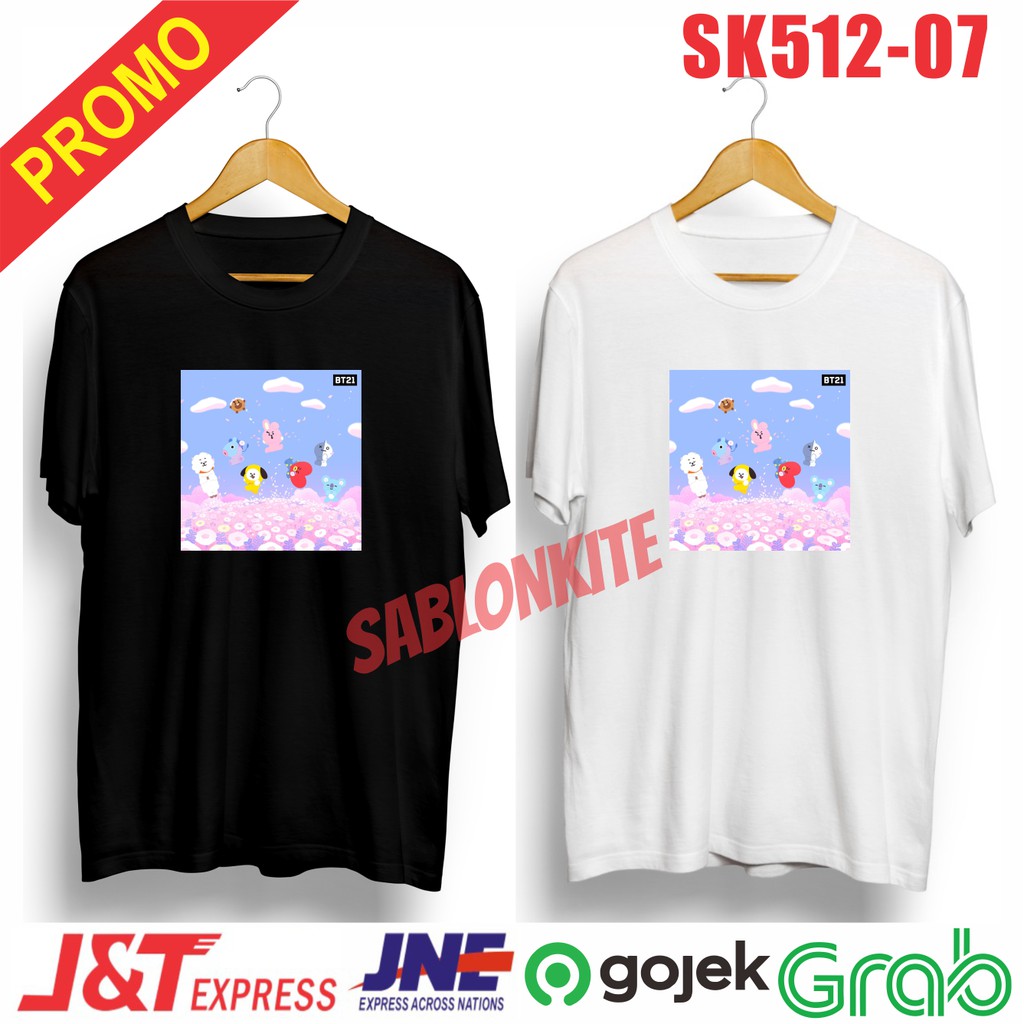 MURAH!!! KAOS KPOP SK512 COMBED 30S UNISEX CEWE COWO