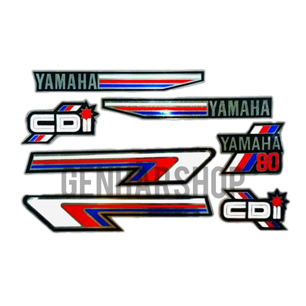 Stiker Striping Motor Yamaha v80