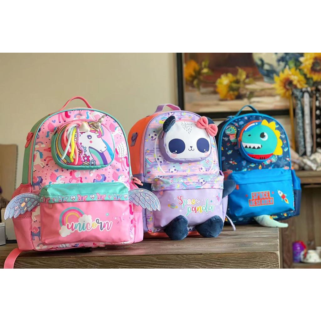 VEST TAS RANSEL ANAK BESAR UNTUK SD DINO/UNICORN/PANDA U2055